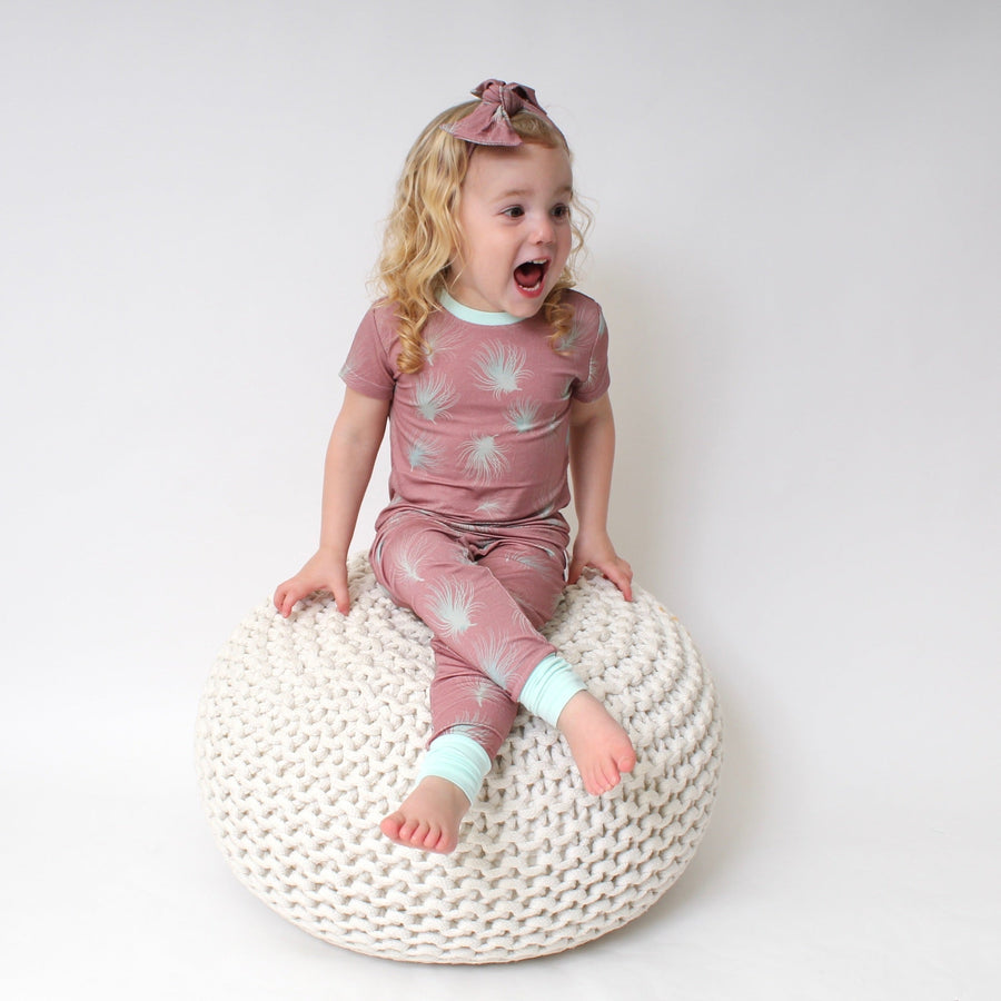 2 pc Loungewear Set in Dandelions | Bamboo Viscose