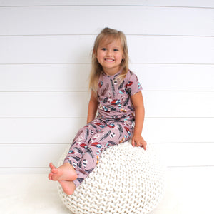 2 pc Loungewear Set in Birds of a Feather | Bamboo Viscose