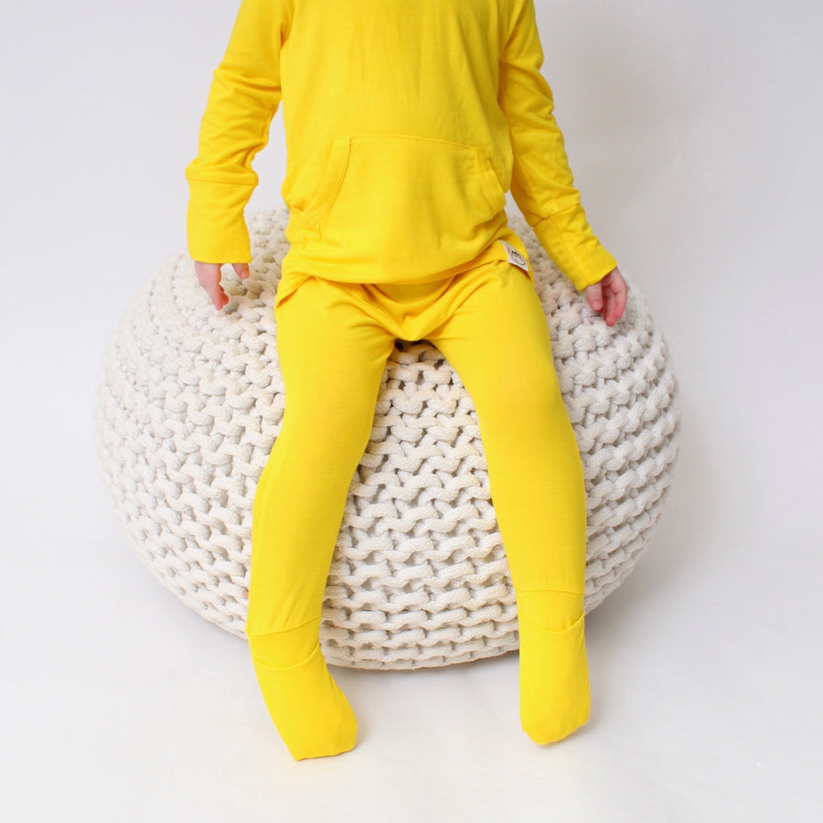 Front Opening Romper in Sunshine | Bamboo Viscose