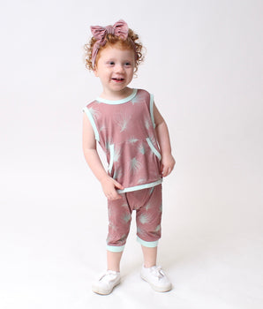 Front Opening Tank Shortie Romper in Dandelion