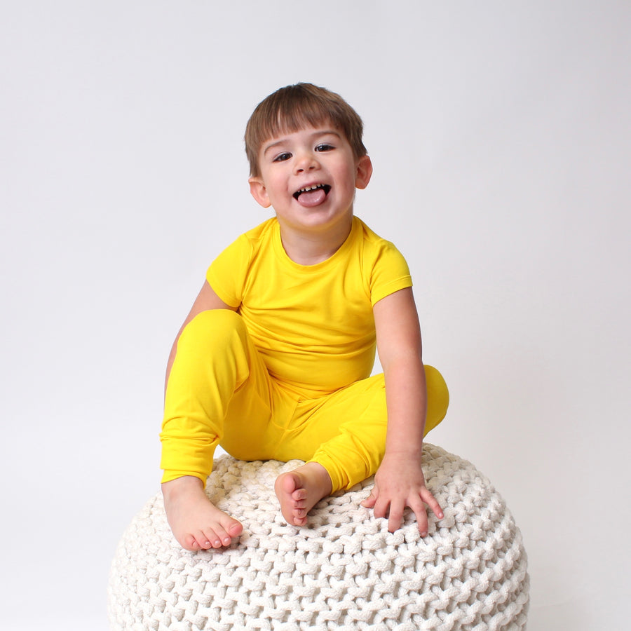 2 pc Loungewear Set in Sunshine | Bamboo Viscose