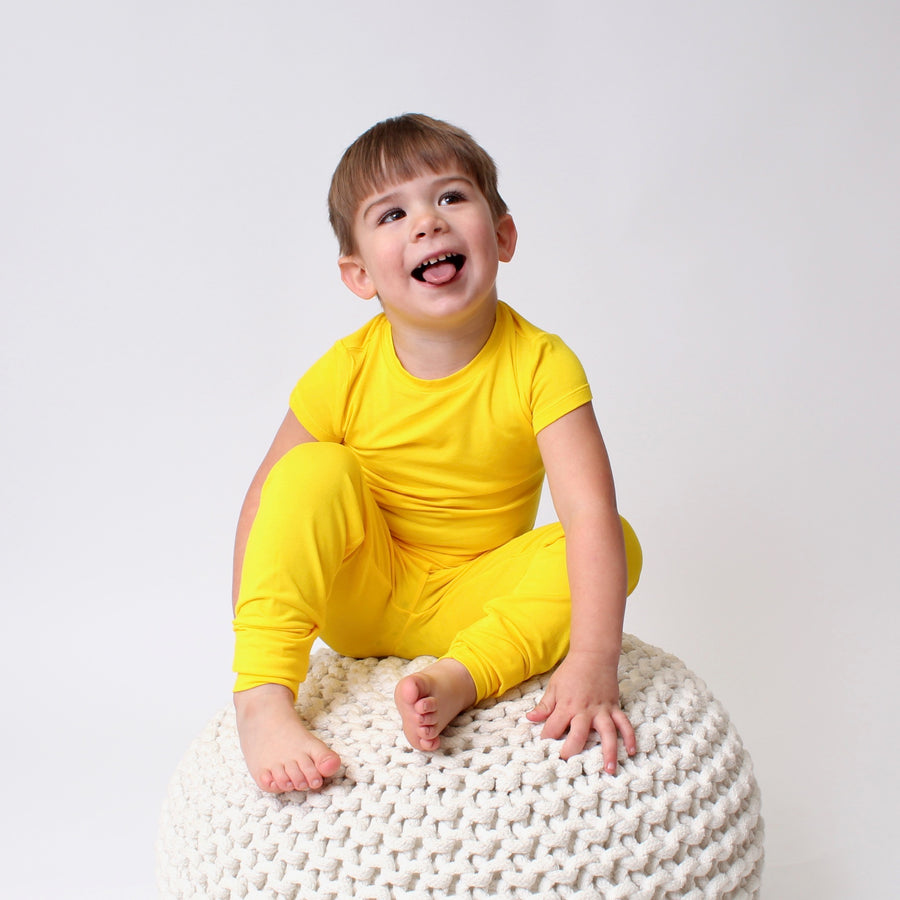 2 pc Loungewear Set in Sunshine | Bamboo Viscose