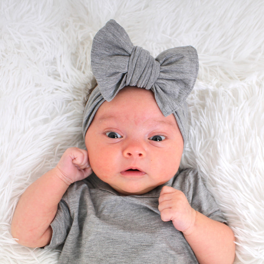 Headwrap in Heathered Grey | Bamboo Viscose