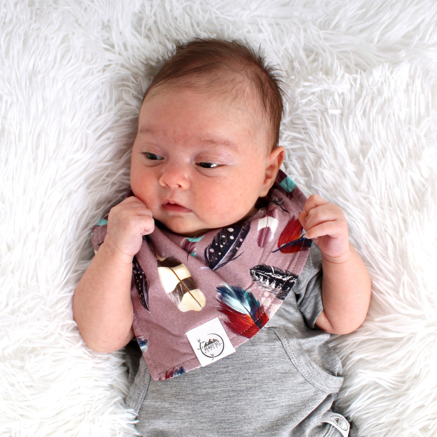 Bib in Birds of a Feather | Bamboo Viscose