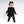 Front Opening Twirl Romper Raven | Waffle Bamboo Viscose