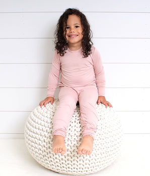 2 pc Loungewear Set in Nude Latte | Bamboo Viscose