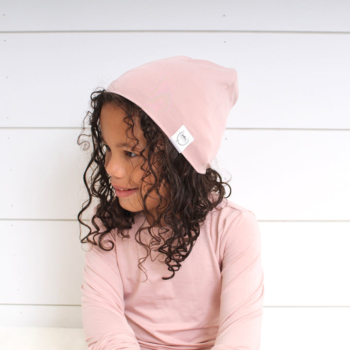 Beanie in Nude Latte | Bamboo Viscose
