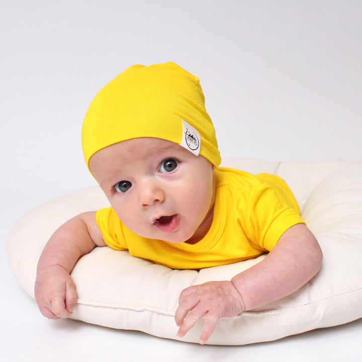 Beanie in Sunshine | Bamboo Viscose
