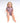 Front Opening Shortie Romper in Birds of a Feather