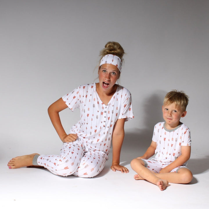 Women’s 2 pc Loungewear Set in Fate's Arrows | Bamboo Viscose