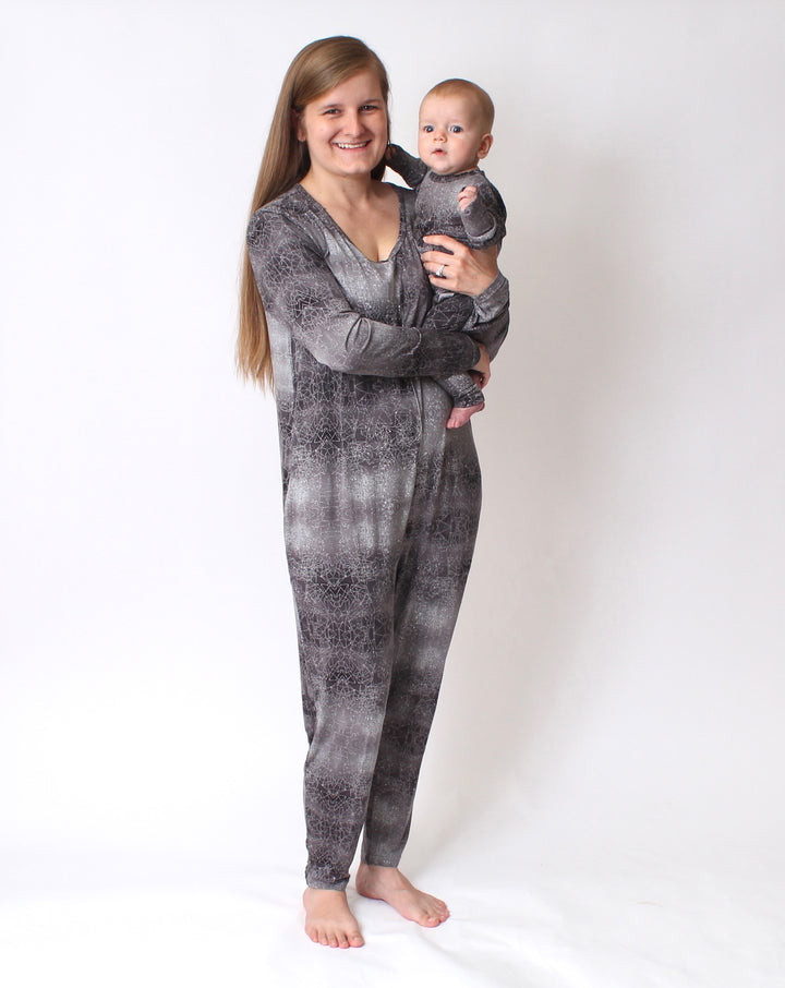 Women's One-Piece Lounger in O.G Stormy | Bamboo Viscose