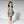 Front Opening Twirl Shortie Romper in Eucalyptus Grey | Bamboo Viscose