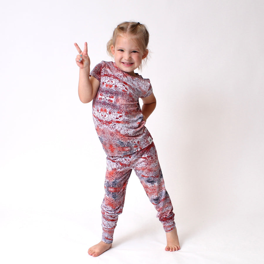 2 pc Loungewear Set in Sunset | Bamboo Viscose