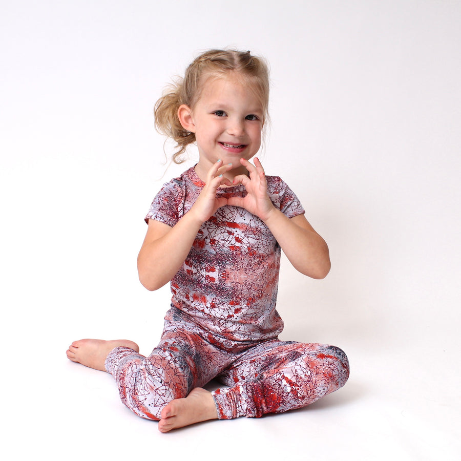 2 pc Loungewear Set in Sunset | Bamboo Viscose