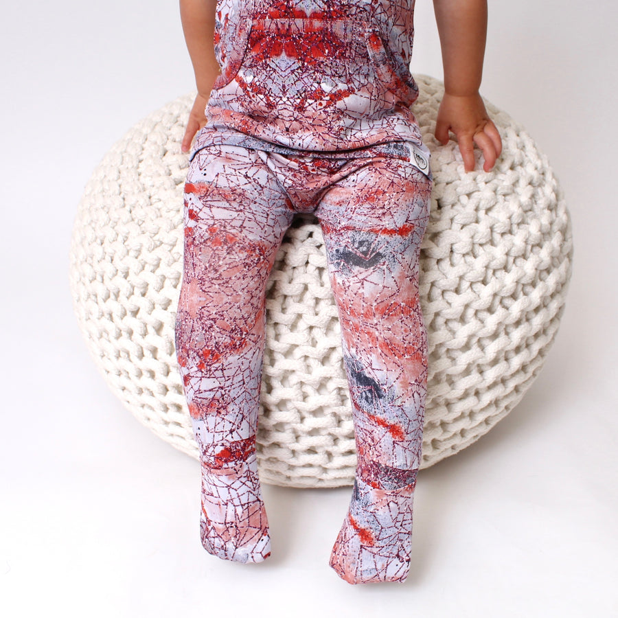 Front Opening Romper in Sunset | Bamboo Viscose