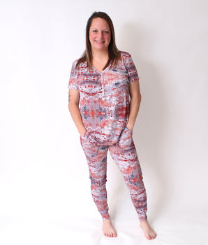 Women’s 2 pc Loungewear Set in Sunset