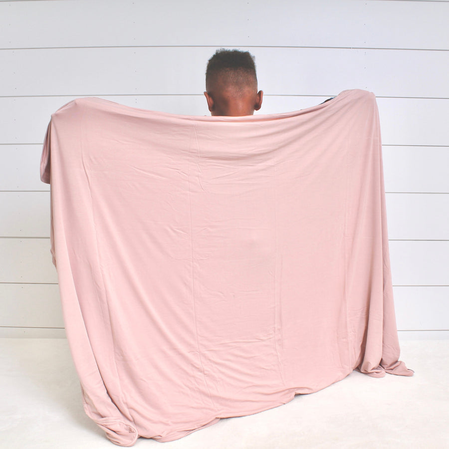 Blanket in Nude Latte | Bamboo Viscose