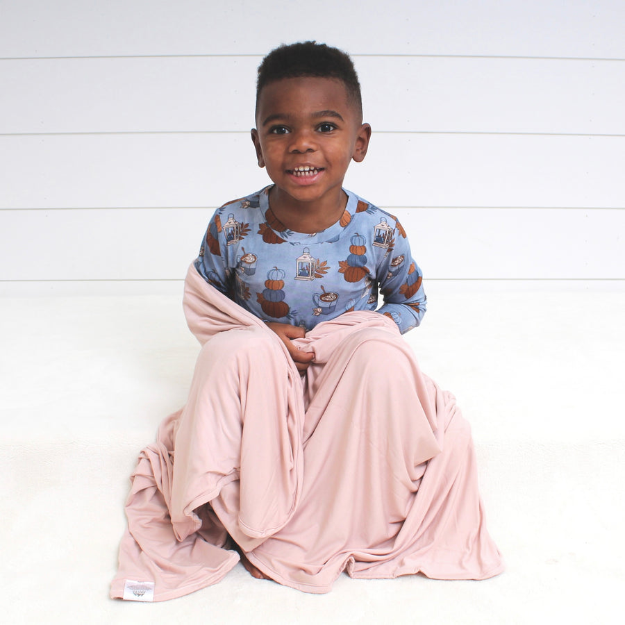 Blanket in Nude Latte | Bamboo Viscose