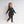 Front Opening Twirl Romper in London Fog | Bamboo Viscose