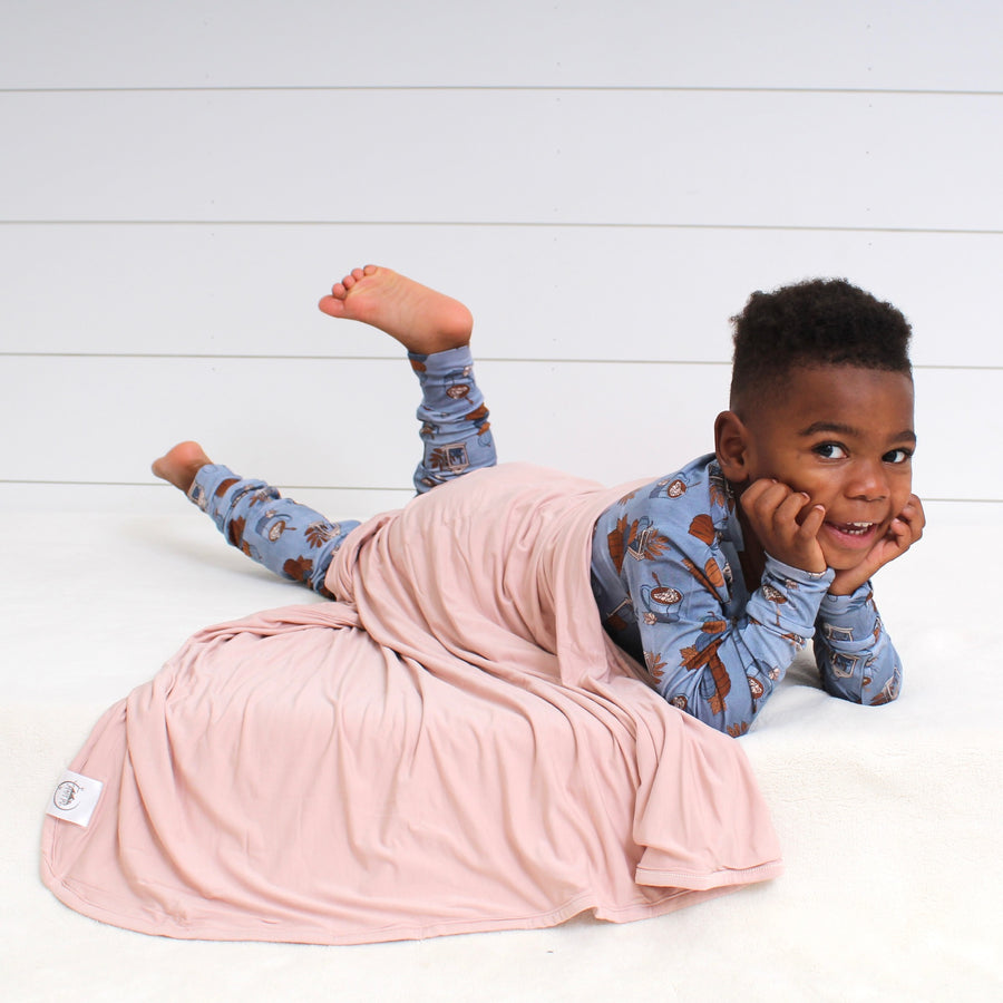 Blanket in Nude Latte | Bamboo Viscose