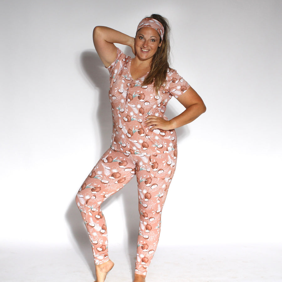 Women’s 2 pc Loungewear Set in Coco Nutty | Bamboo Viscose