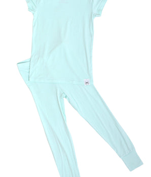 2 pc Loungewear Set in Cool Mint