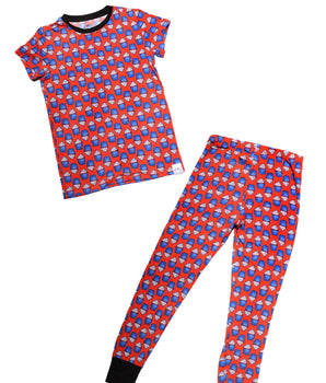 2 pc Loungewear Set in Cupcakes | Bamboo Viscose