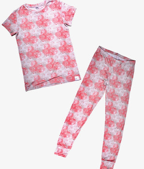 2 pc Loungewear Set in Fire Work It | Bamboo Viscose