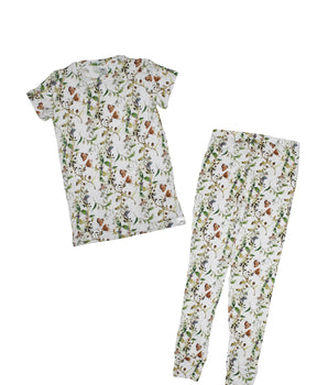 2 pc Loungewear Set in Butterflies | Bamboo Viscose