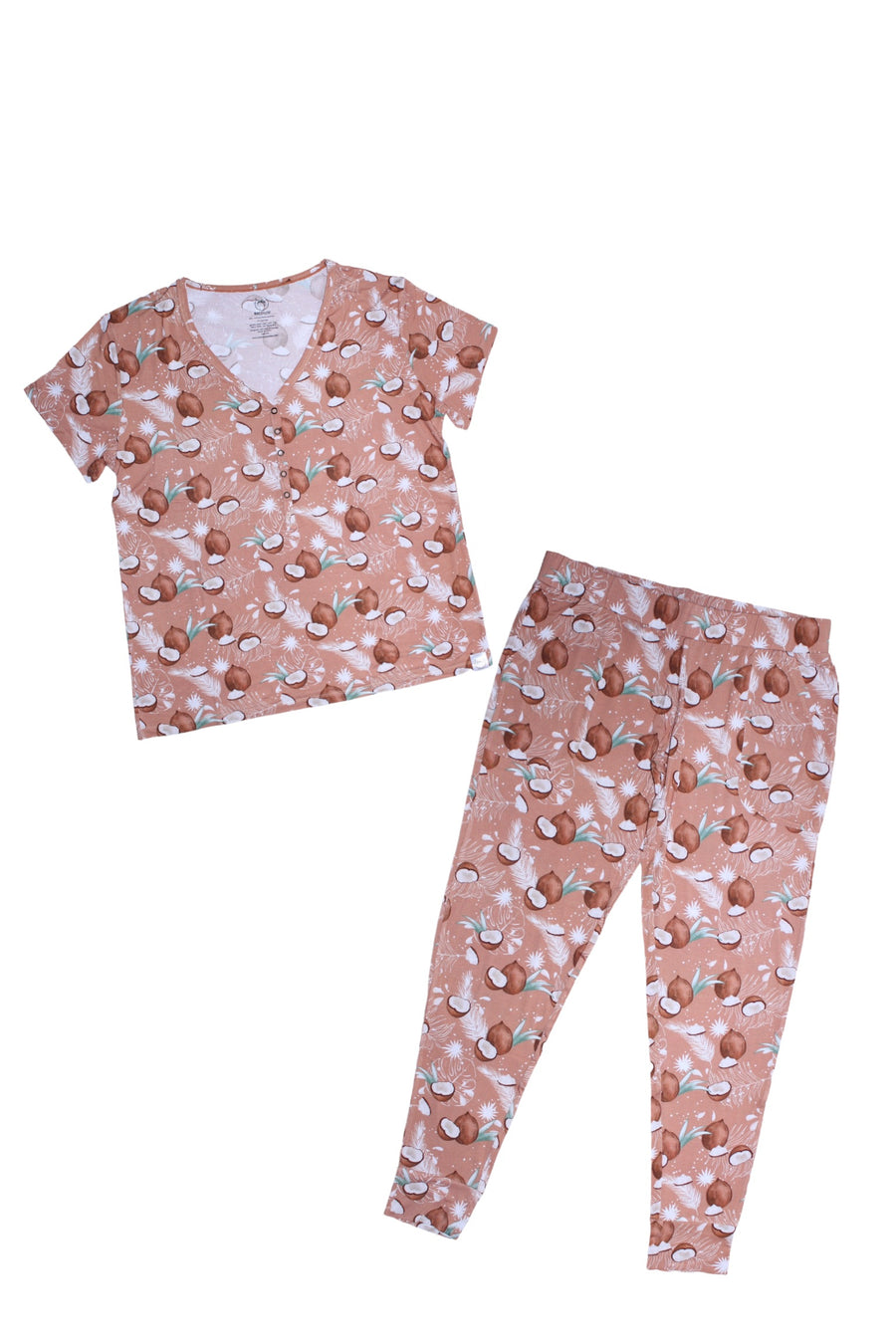 Women’s 2 pc Loungewear Set in Coco Nutty | Bamboo Viscose