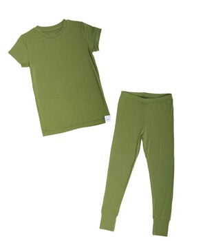 2 pc Loungewear Set in Olive My Heart | Bamboo Viscose