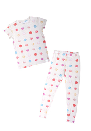 2 pc Loungewear Set in Boho Candy Buttons | Bamboo Viscose