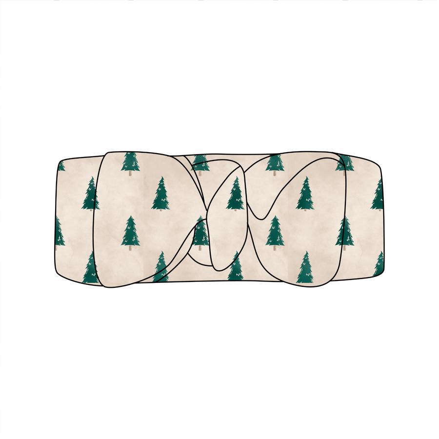 Headwrap in Rustic Evergreens | Bamboo Viscose