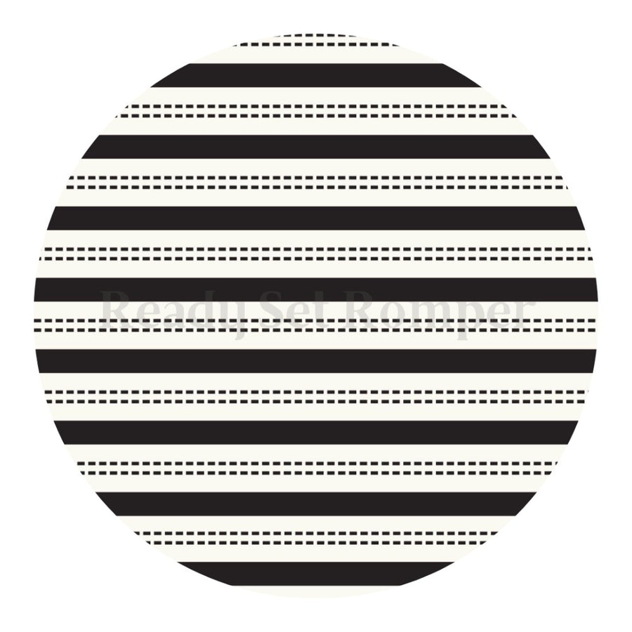Beanie in Striped Onyx | Bamboo Viscose