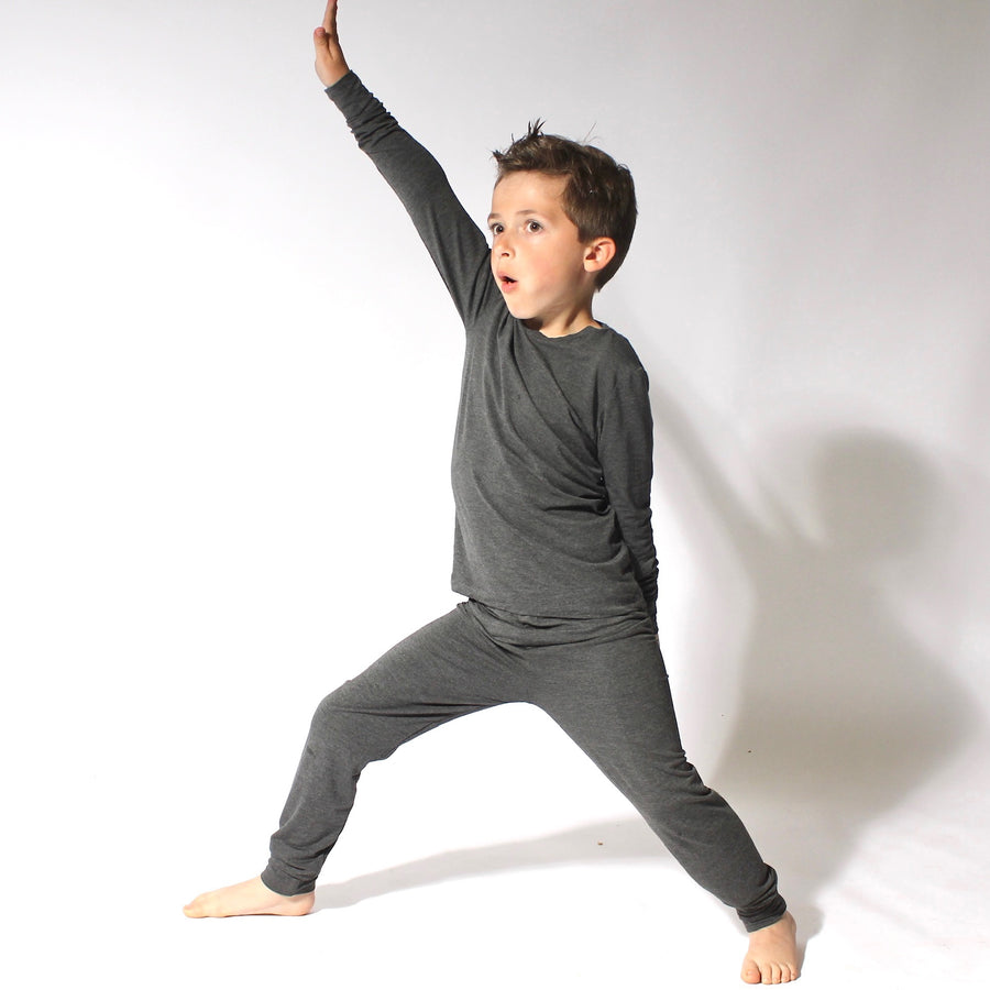 2 pc Loungewear Set in London Fog | Bamboo Viscose