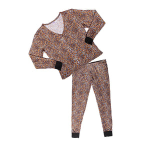 Women’s 2 pc set in Leopard King | Bamboo Viscose