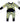 Front Opening Romper in Lemon Line