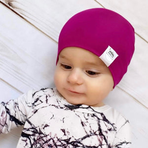 Beanie in Boysenberry | Bamboo Viscose