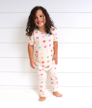 Front Opening Romper in Boho Candy Buttons