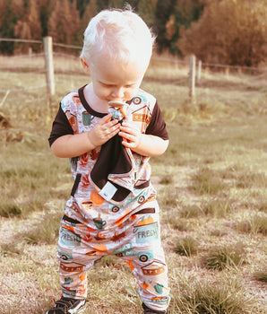 Lovey in Pumpkins and Pickups | Bamboo Viscose