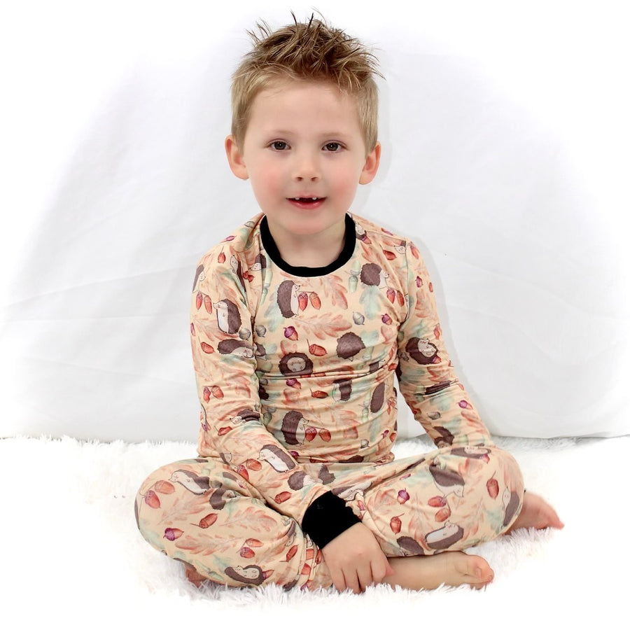 2 pc Loungewear Set in Hedgehogs | Bamboo Viscose