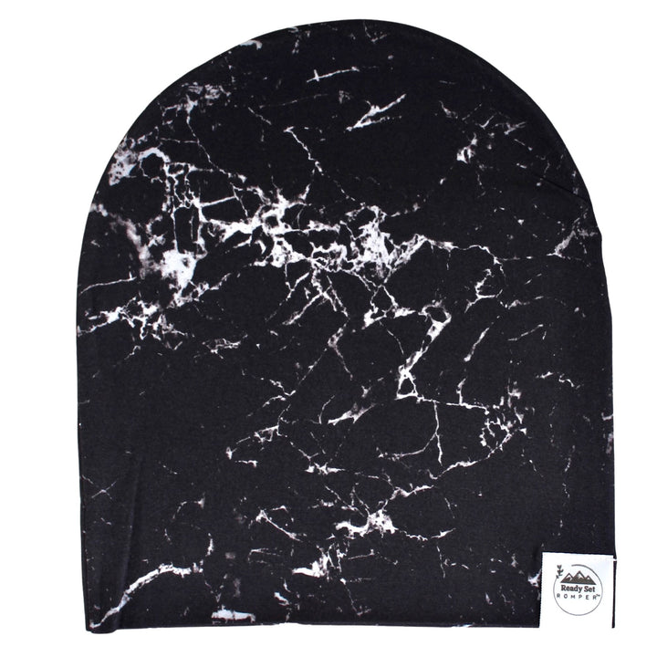 Beanie in Marbled Nitro | Bamboo Viscose