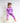 Front Opening Romper in Purple Frosting