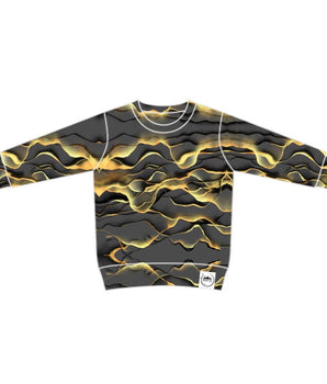 Crew Neck Sweater in Desert Flame