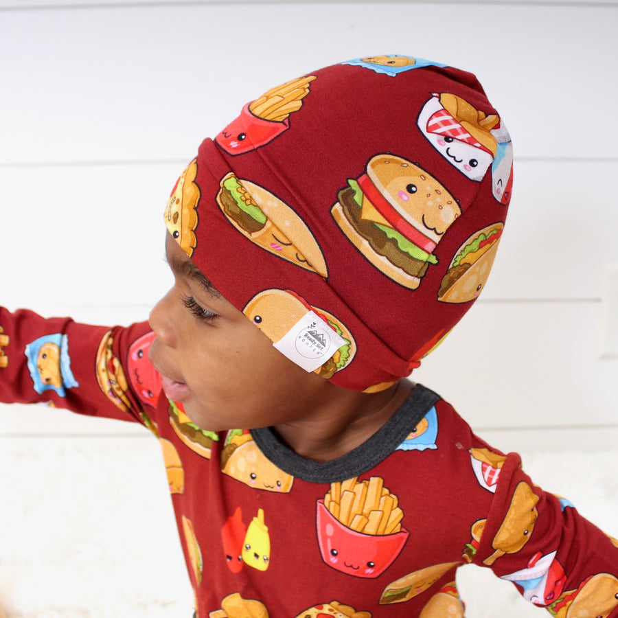 Beanie in Foodie Friends | Bamboo Viscose FINAL SALE