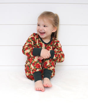 2 pc Loungewear Set in Smell the Roses | Bamboo Viscose