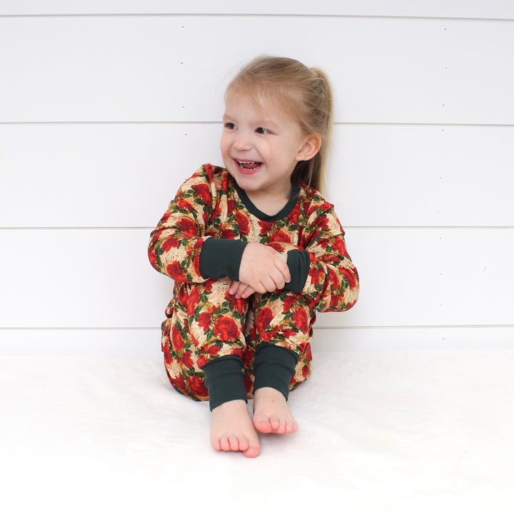 2 pc Loungewear Set in Smell the Roses | Bamboo Viscose