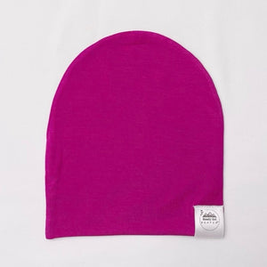 Beanie in Boysenberry | Bamboo Viscose