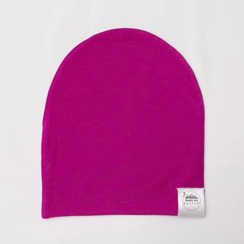 Beanie in Boysenberry | Bamboo Viscose