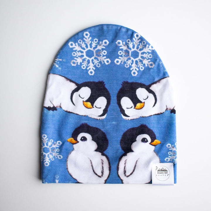 Beanie in Penguin Pals | Bamboo Viscose FINAL SALE